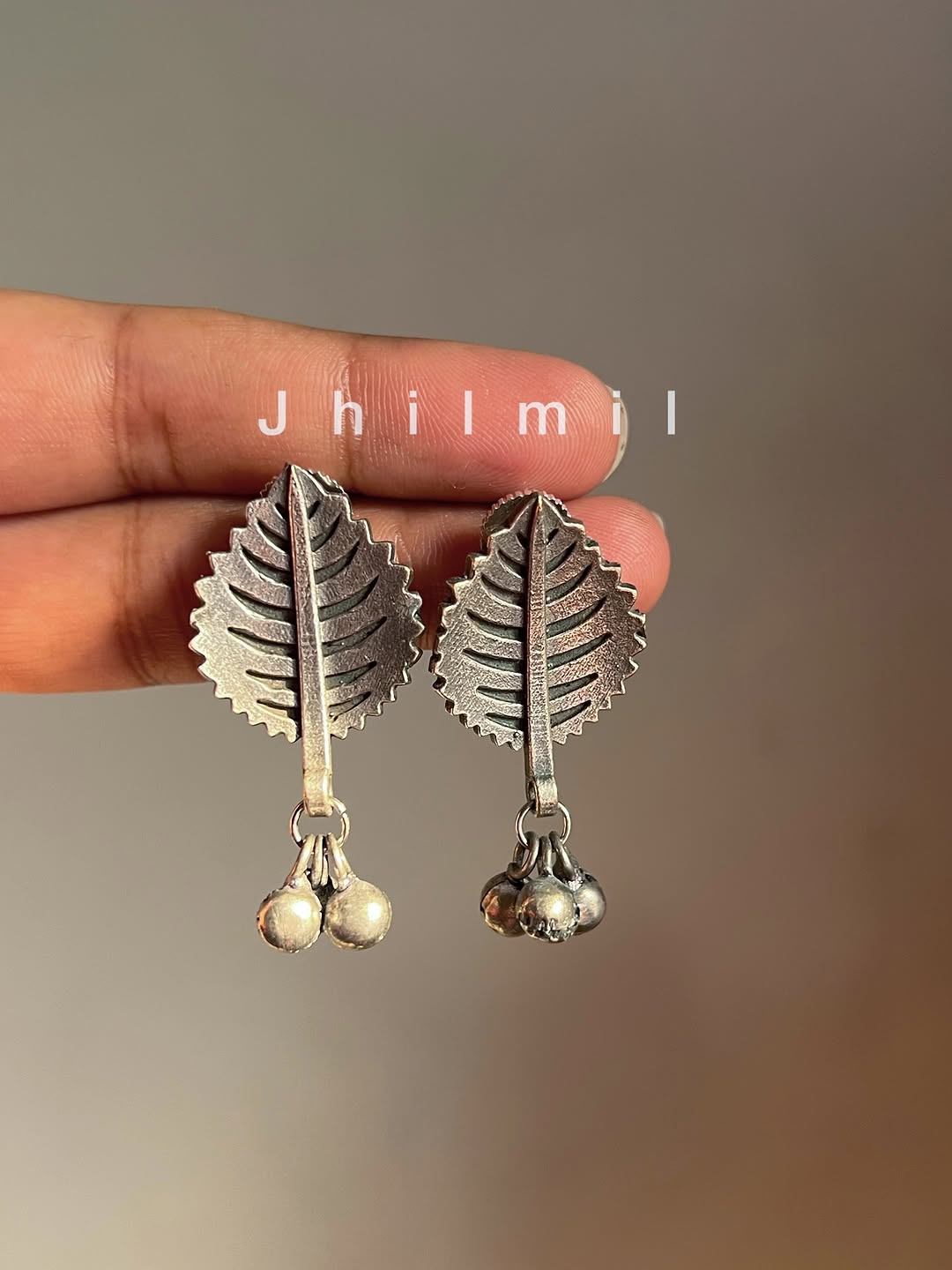 Silver Brass Earrings - 2