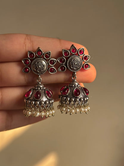 Half Flower Jhumki