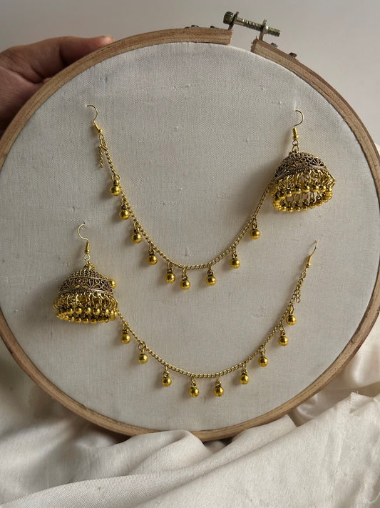 Golden Shara Jhumki 2