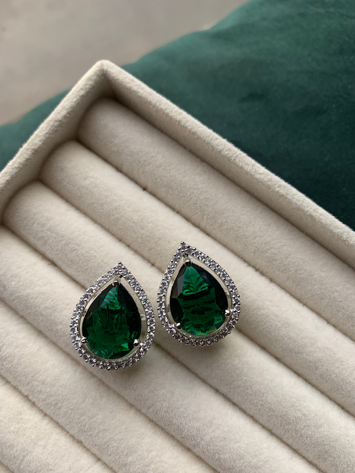 Tear Zircon Studs