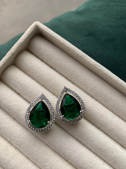 Tear Zircon Studs