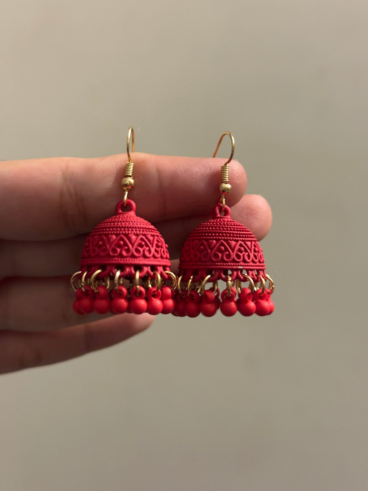 Matte Painted Jhumki