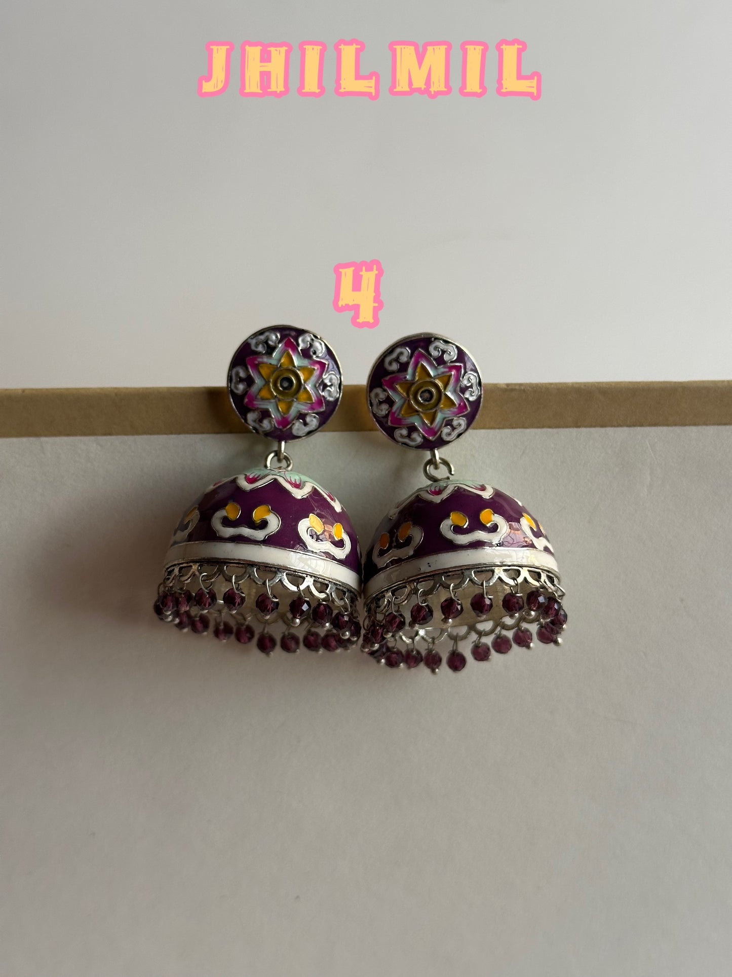 Premium Hand painted Jhumkis