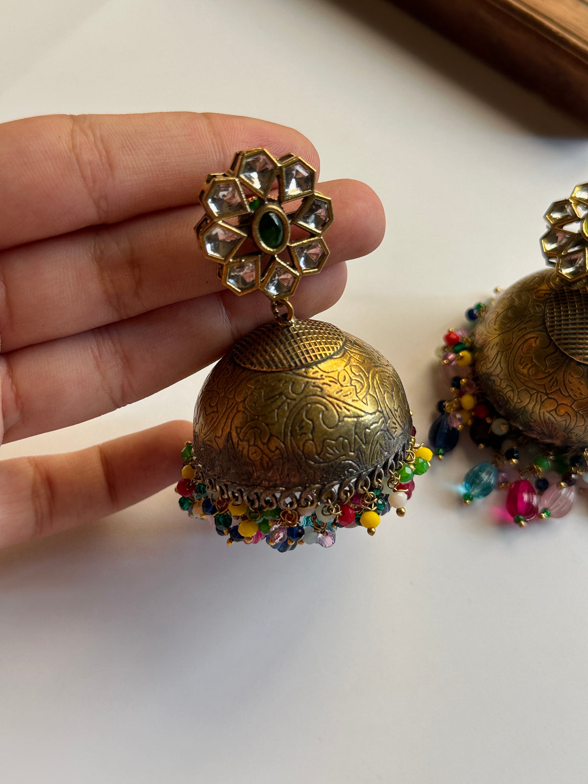 Multi Antique Jhumka