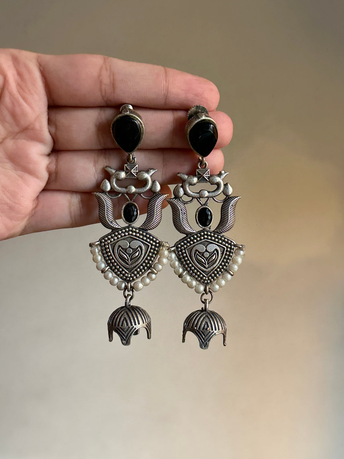 Zaviya Brass Earrings