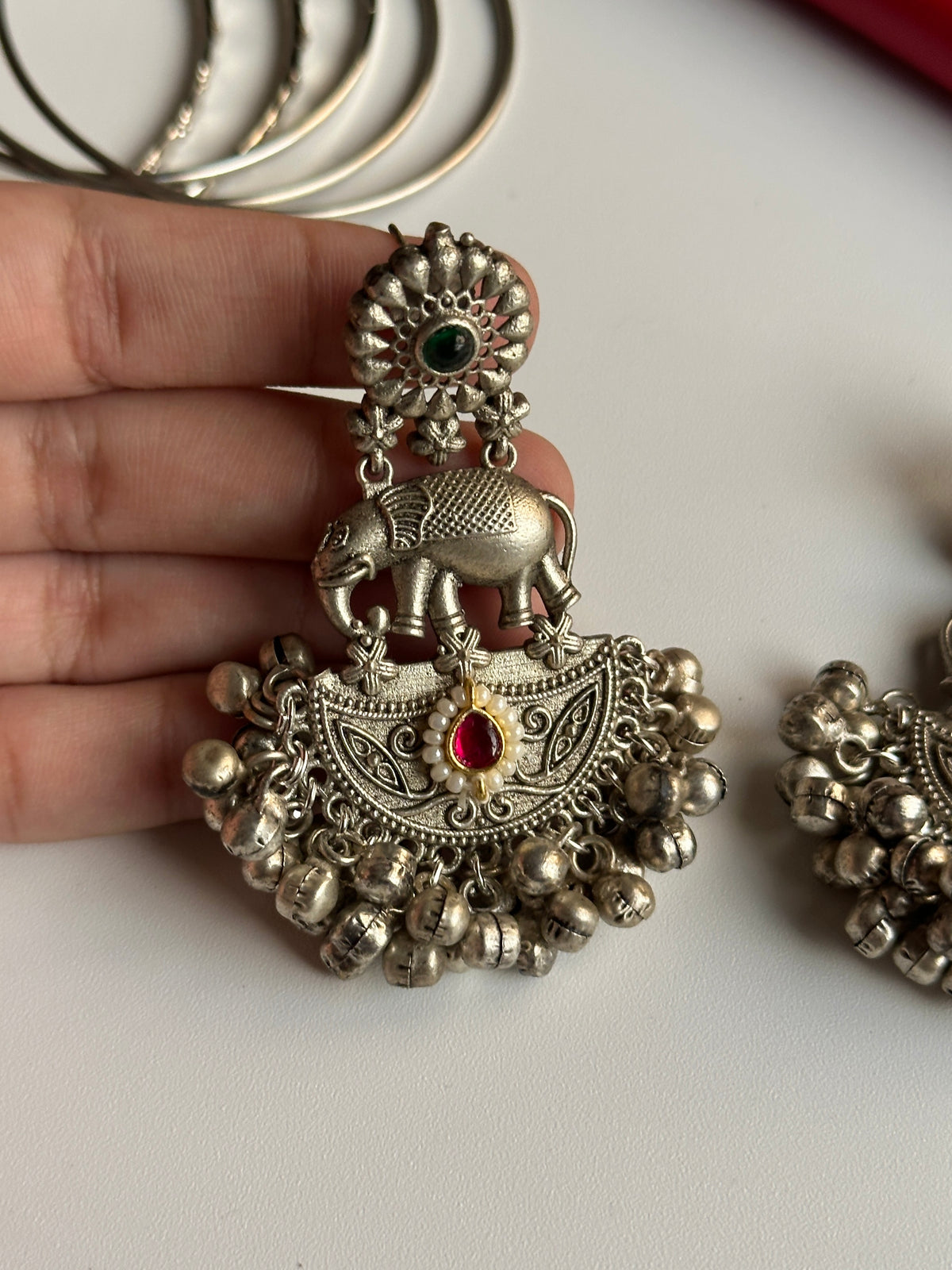 Hathi Brass Earrings