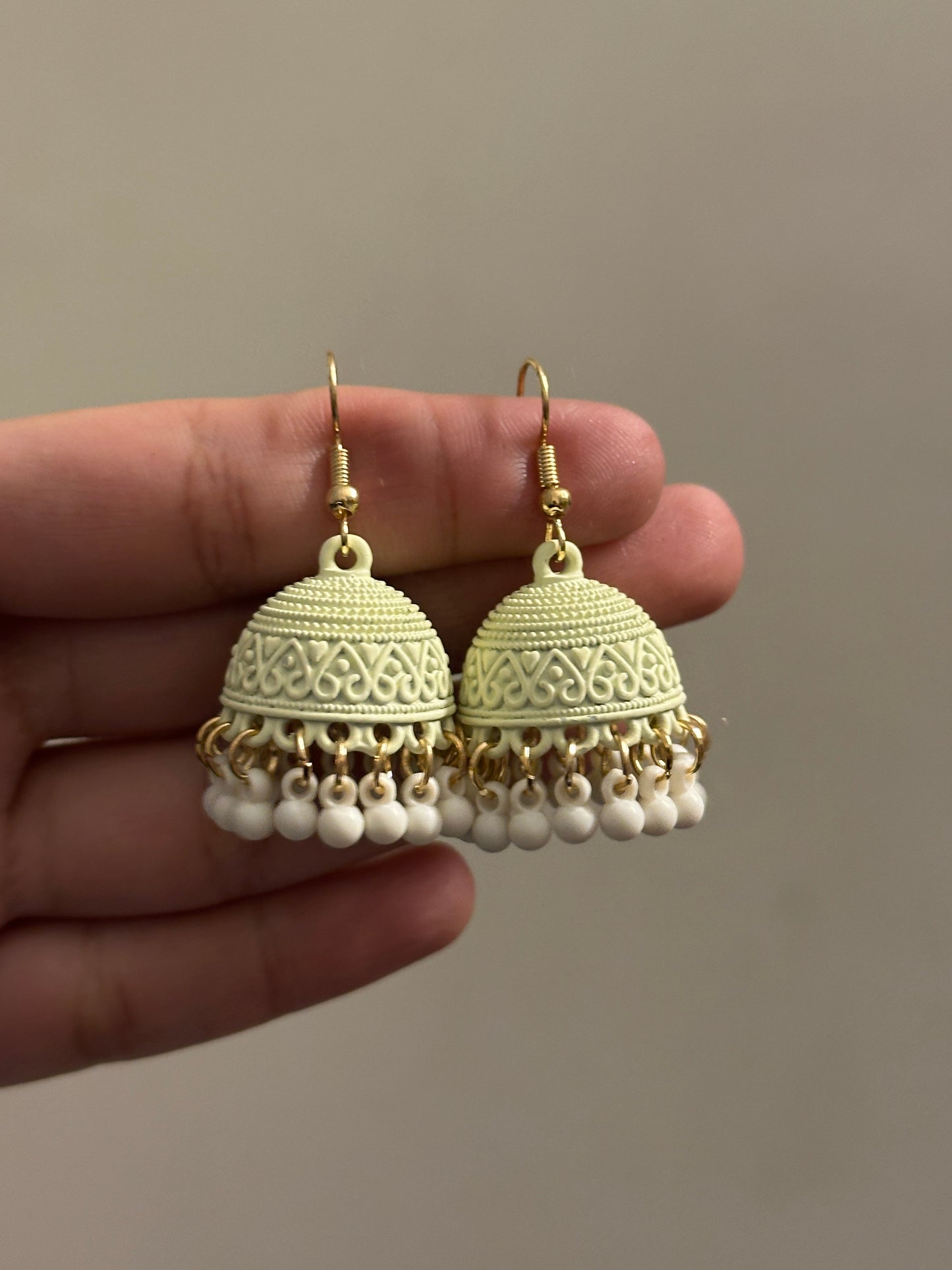 Matte Painted Jhumki