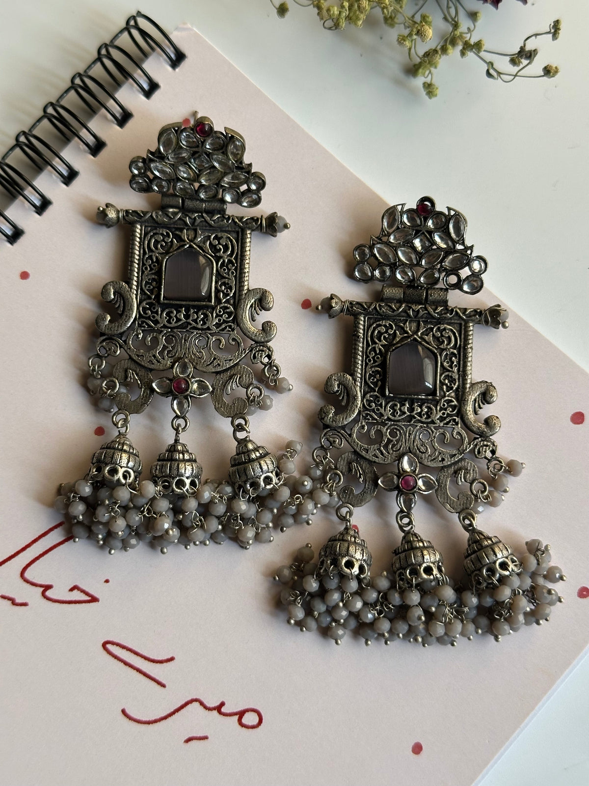 Sheesh Mahal Statement Earrings
