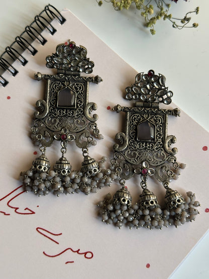 Sheesh Mahal Statement Earrings