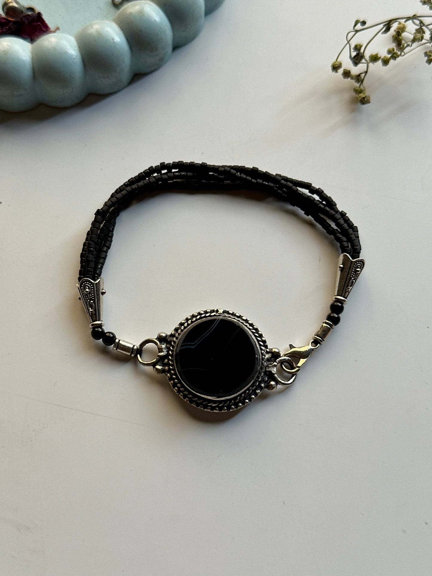 Round Afghan Beaded Bracelet