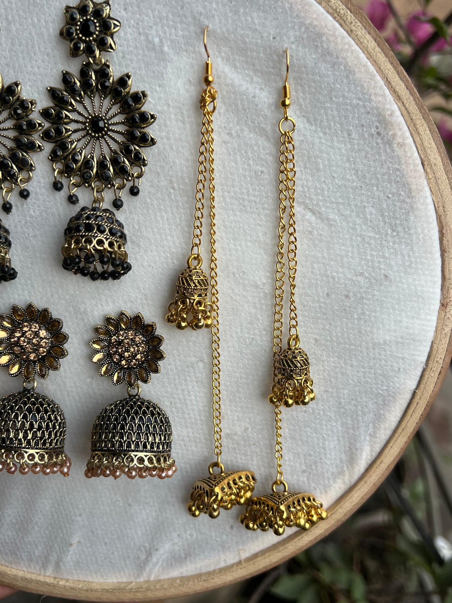 New Golden Jhumkis