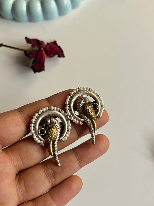 Dual Tone Mithu Studs