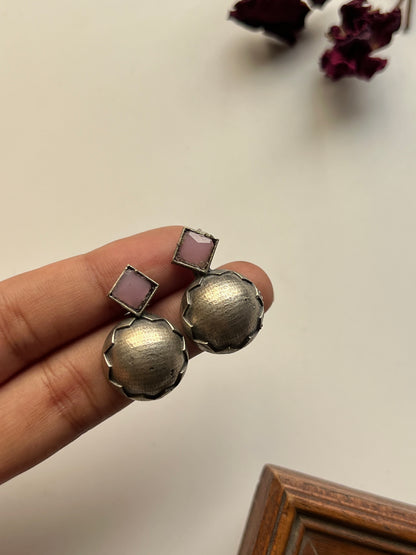 Stone Brass Studs