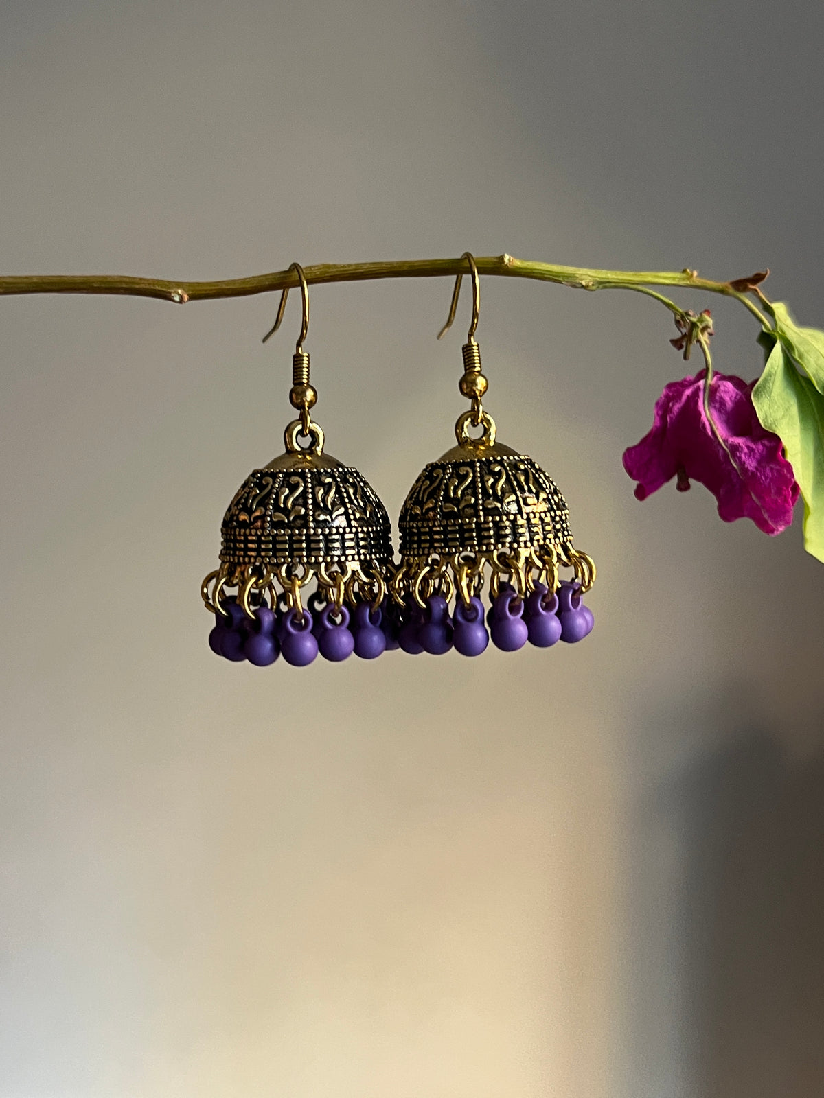 Zari Jhumki (10 colors)