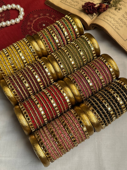Shehnai Bangle Set (9 Colors)