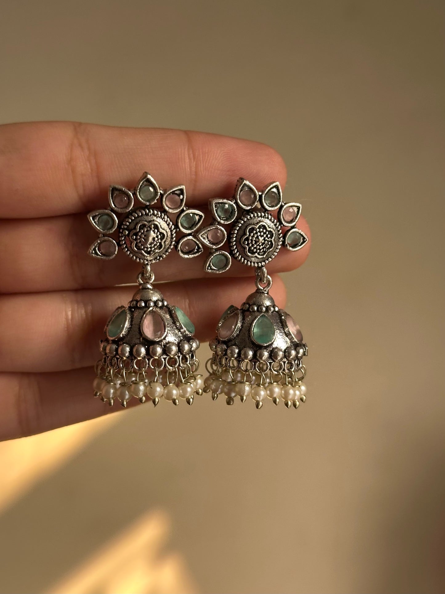 Half Flower Jhumki