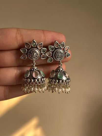 Half Flower Jhumki