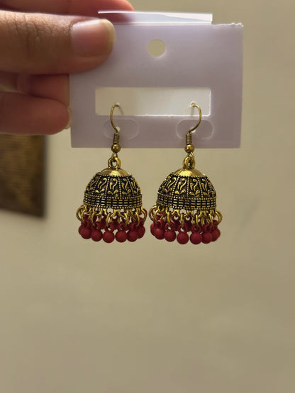 Zari Jhumki (10 colors)