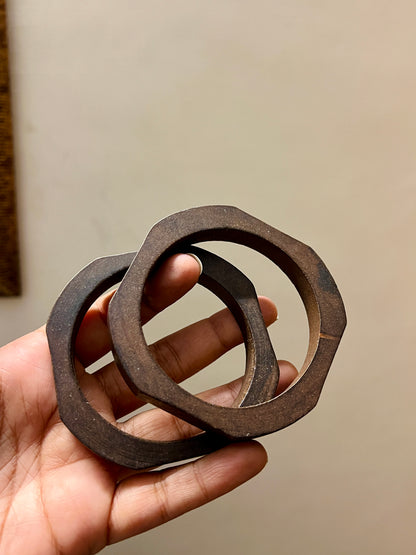 Colored Chunky Wooden Bangles
