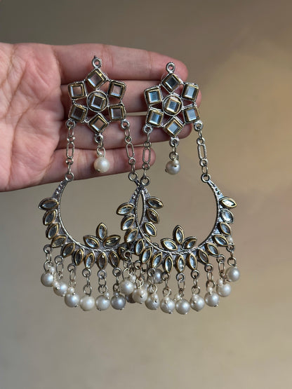 Dual Tone Kundan Bali