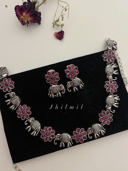 Hathi x Phool Choker Set