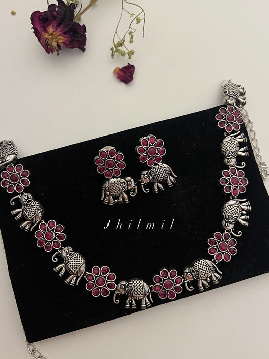 Hathi x Phool Choker Set