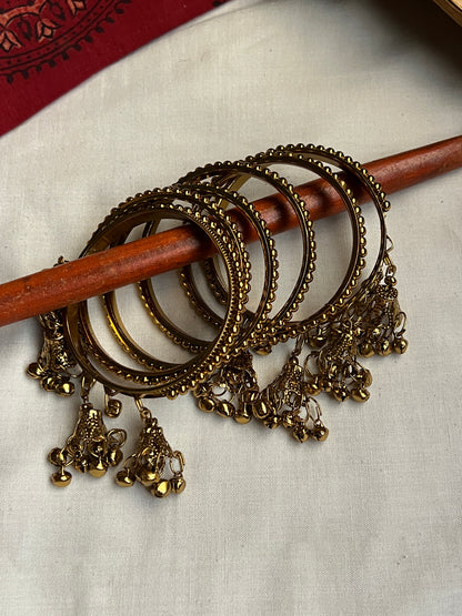 Beaded Bell Drop Bangles