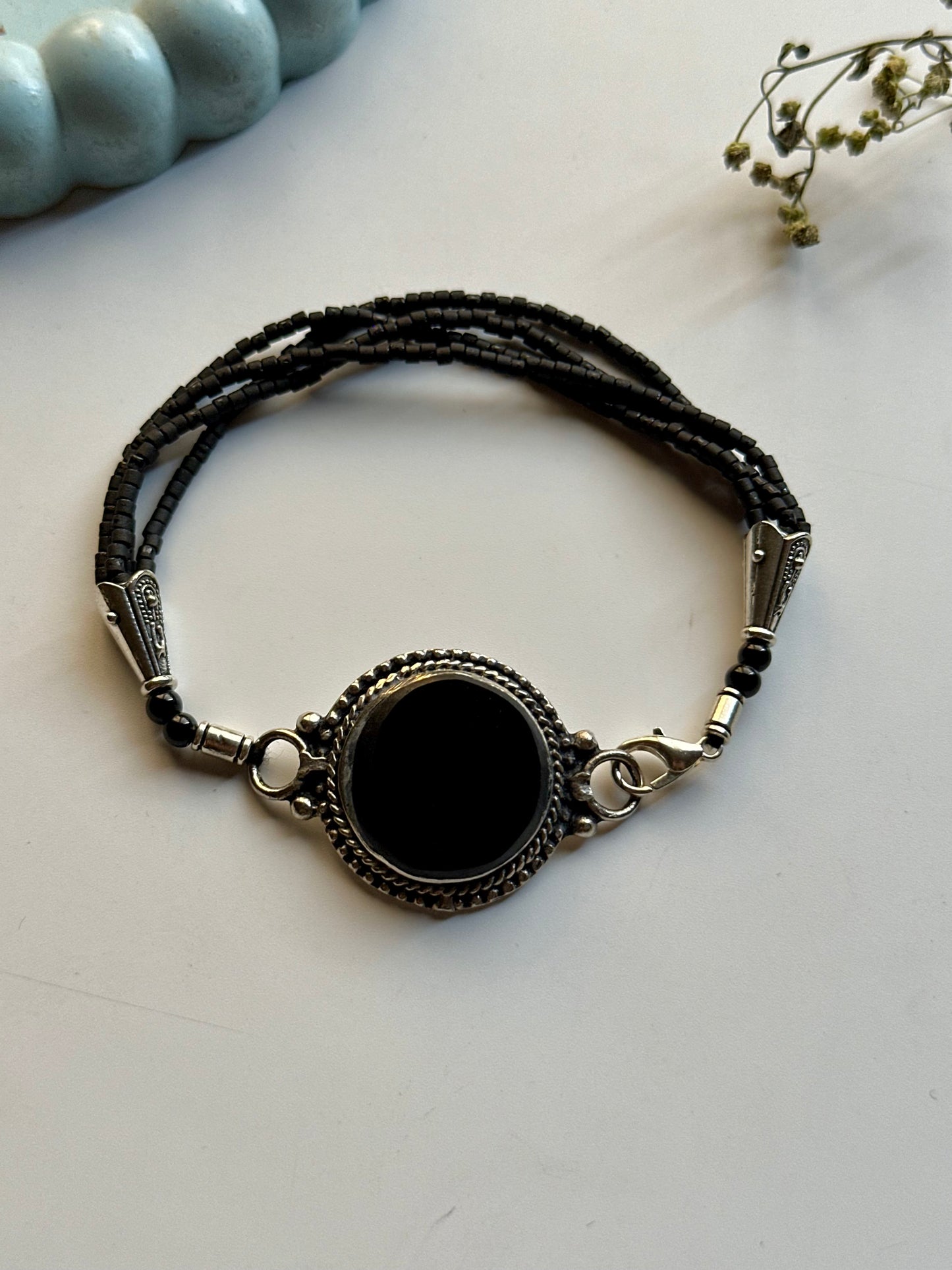 Round Afghan Beaded Bracelet