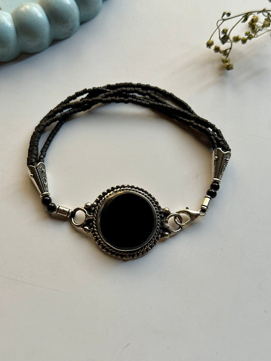 Round Afghan Beaded Bracelet