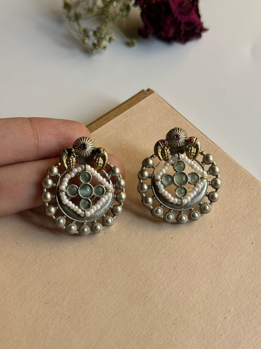 Chandni dual tone Studs