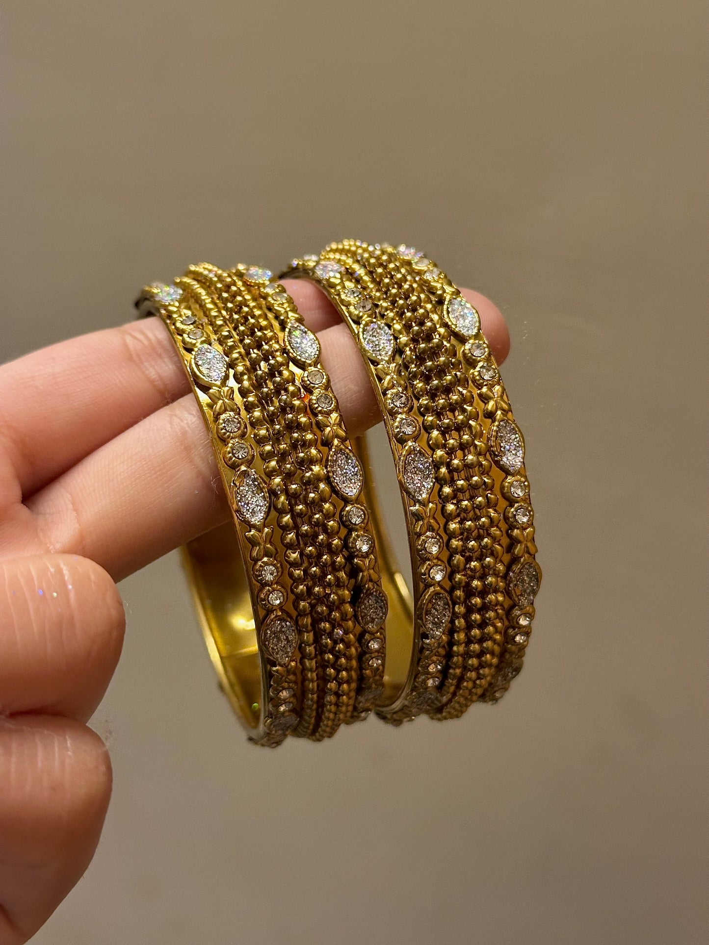 Golden Chunky kara Set