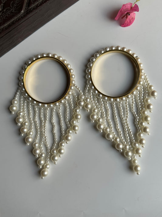 Pearl Rain Bangles