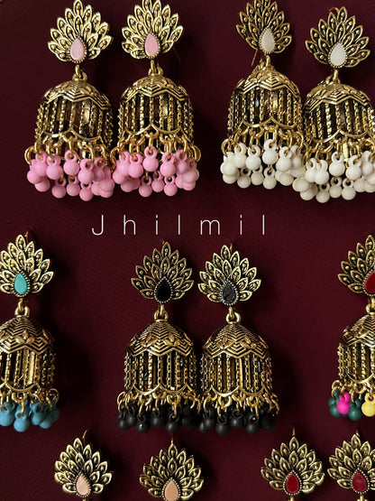 Gul Bahar Golden Jhumki