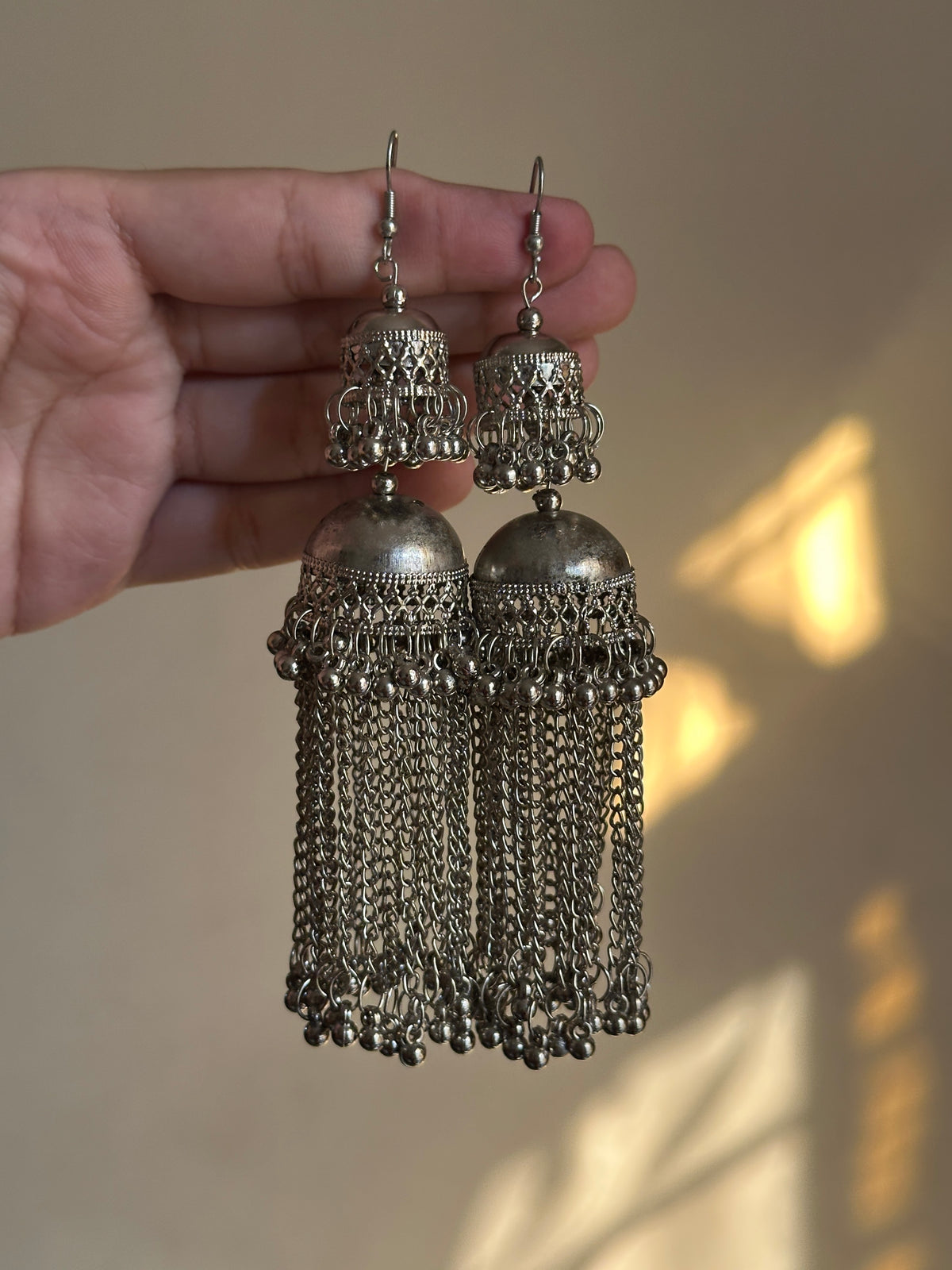 Long Chain Jhumka(2 Colors)