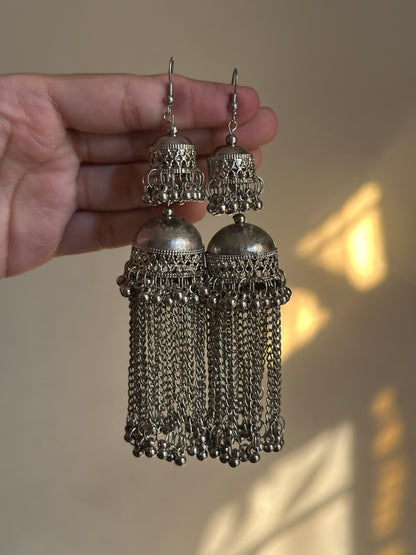 Long Chain Jhumka(2 Colors)