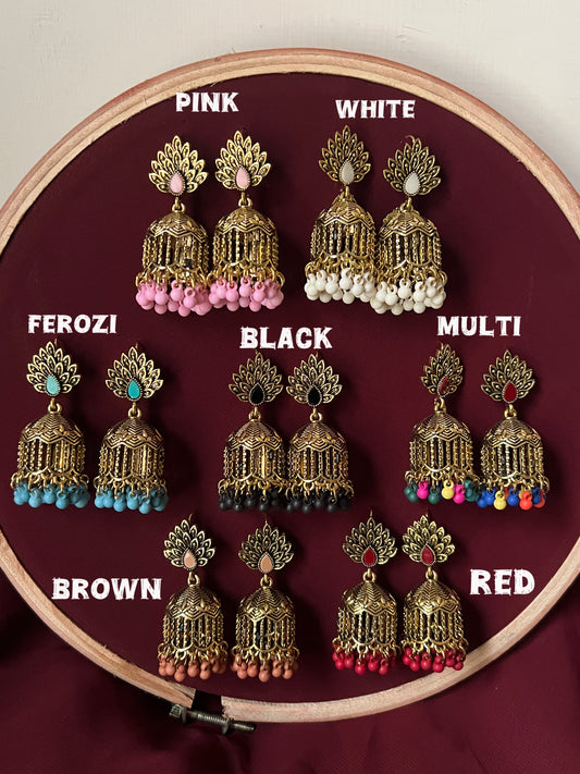 Gul Bahar Golden Jhumki
