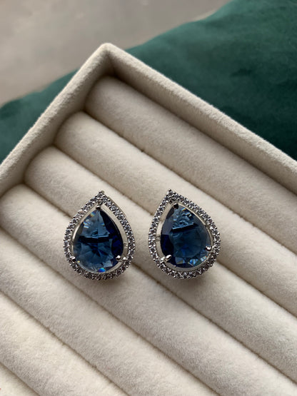 Tear Zircon Studs