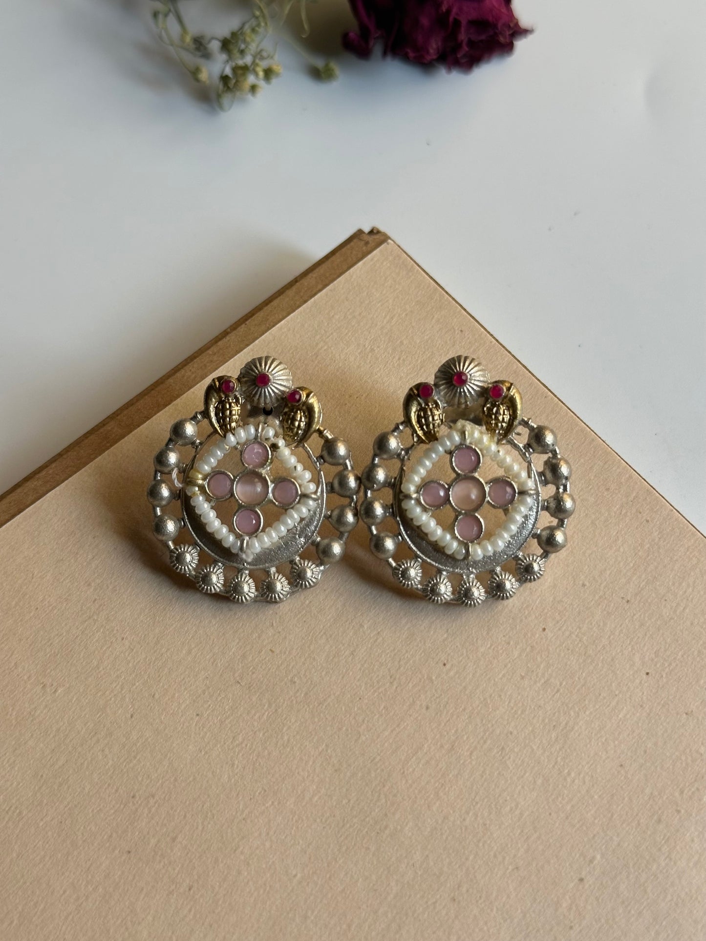 Chandni dual tone Studs