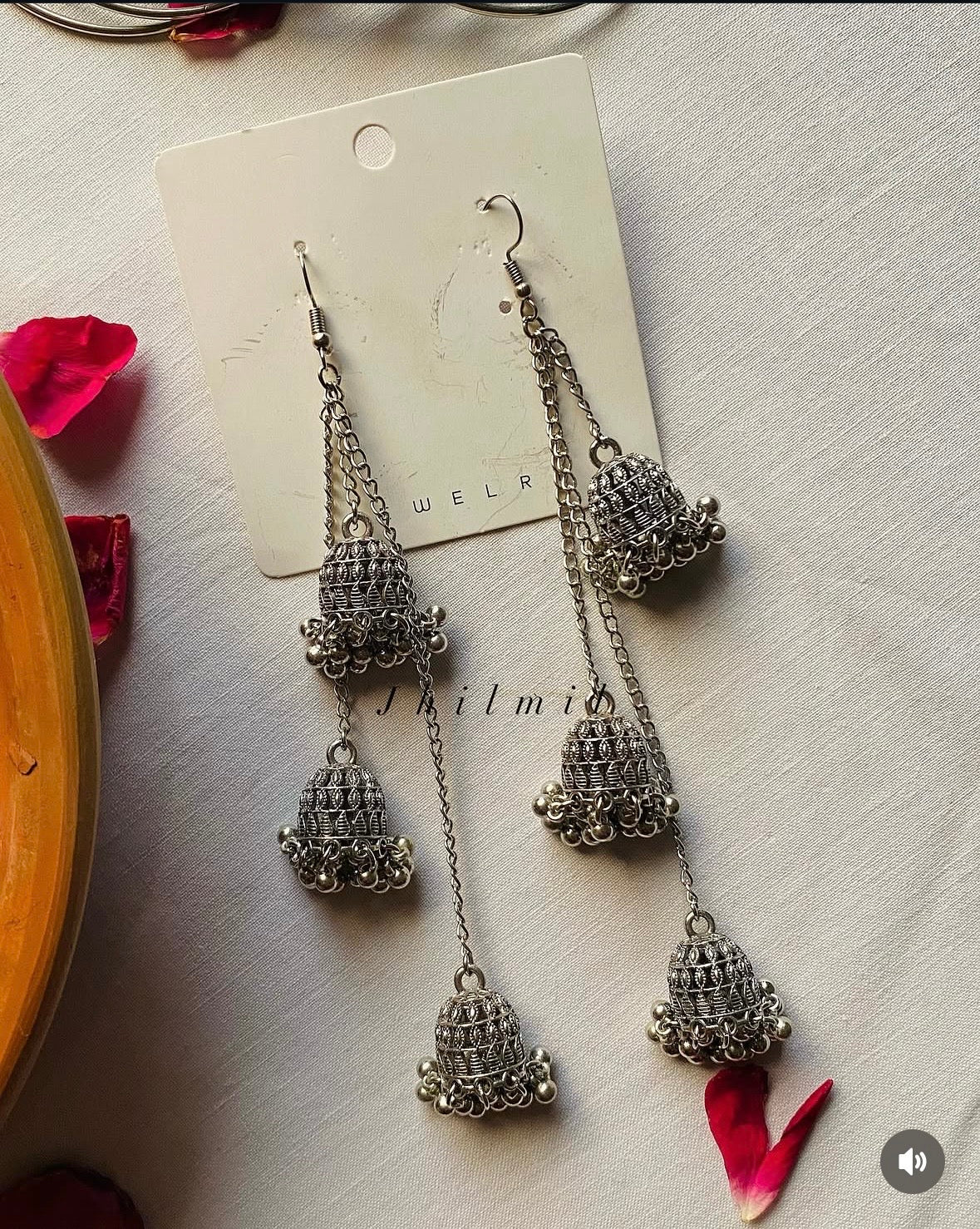 Three layer jhumki