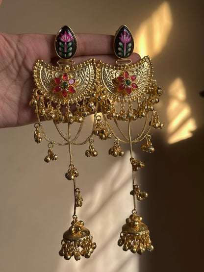 Bano Begum Kashmiri Earrings