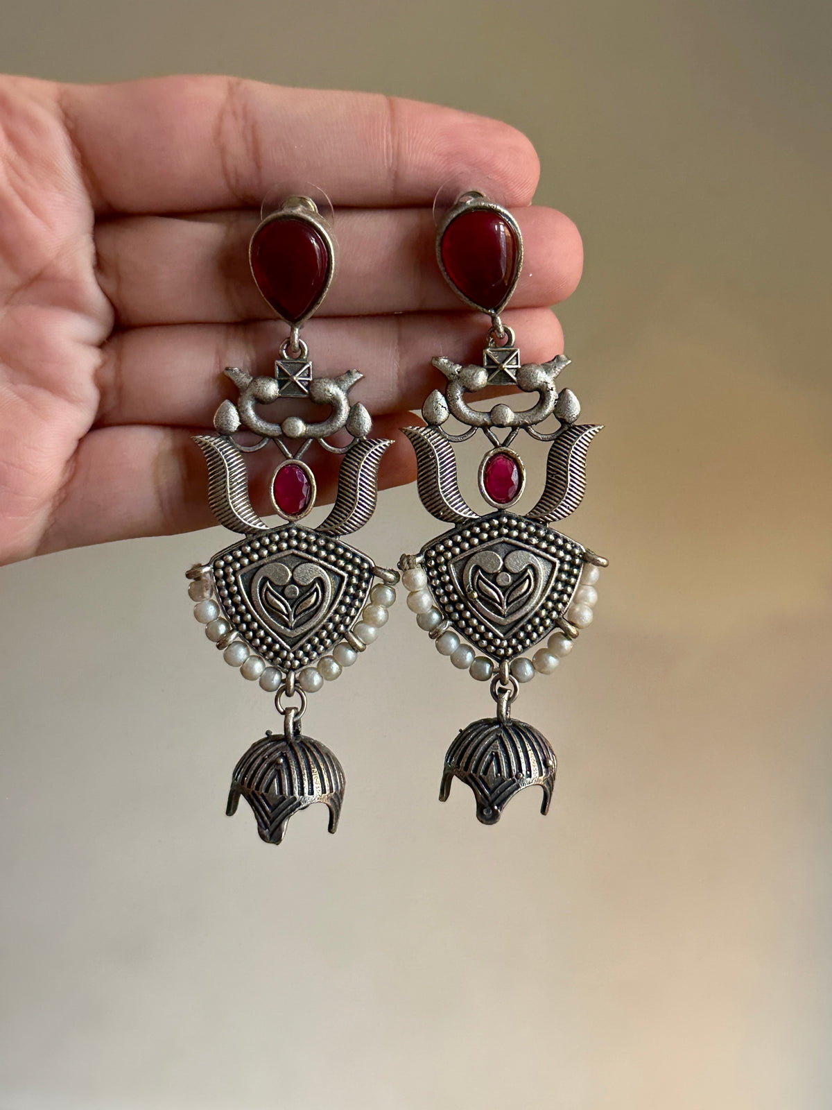 Zaviya Brass Earrings