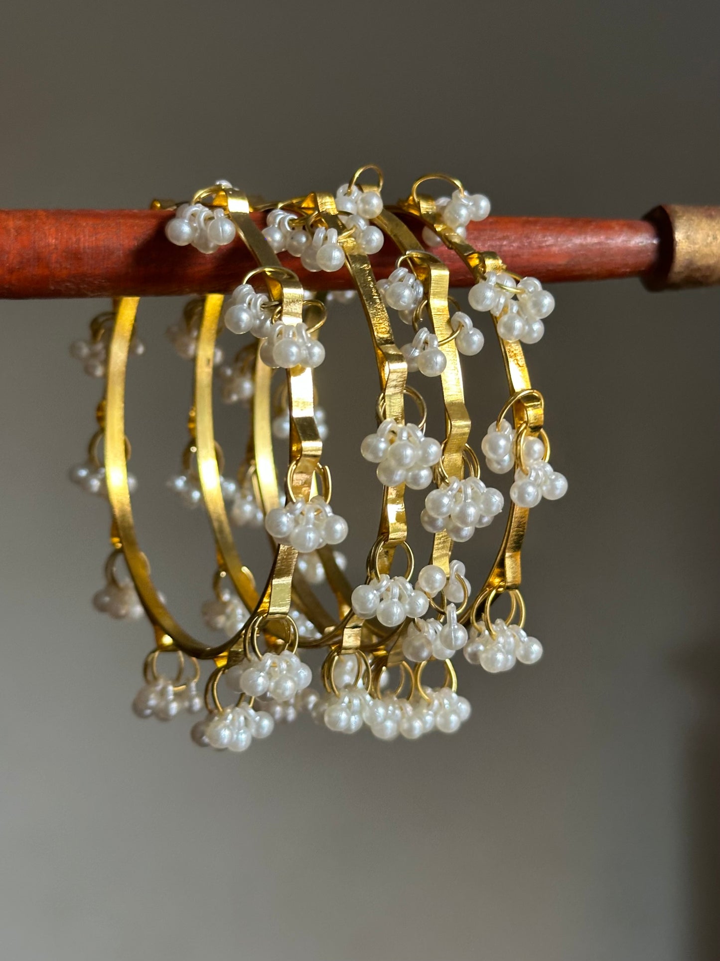 Golden Moti Bangles