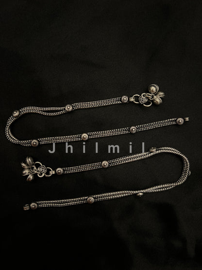 Double chain Anklet