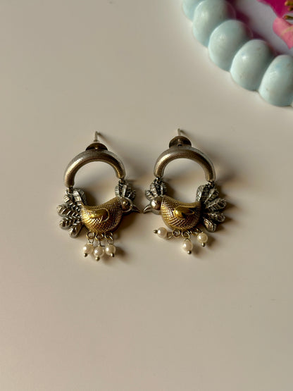 Hanging Bird Earrings