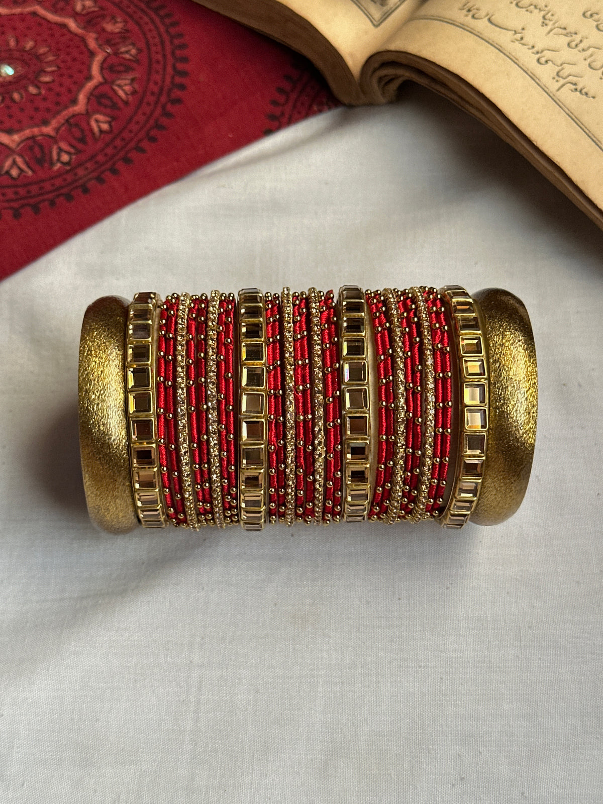 Shehnai Bangle Set (9 Colors)