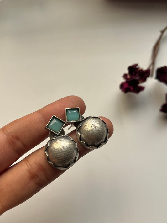 Stone Brass Studs