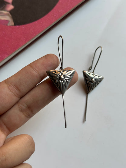 Triangle Pin Earrings