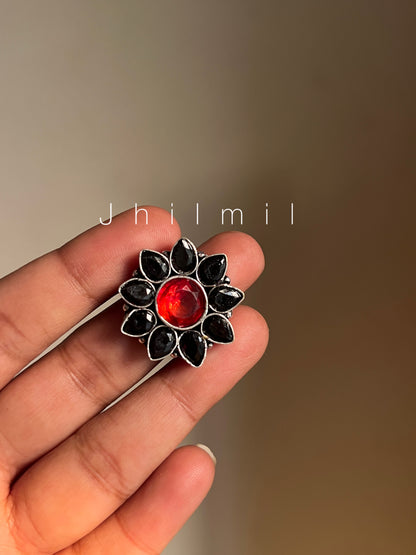 Sunflower Stone Ring