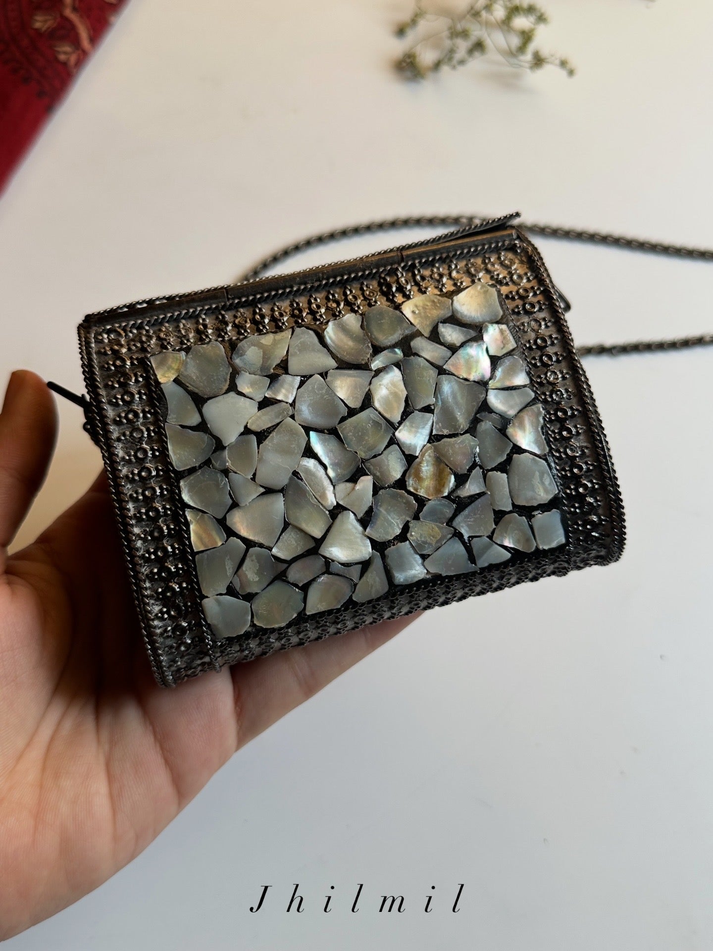 Black Seep Square Clutch