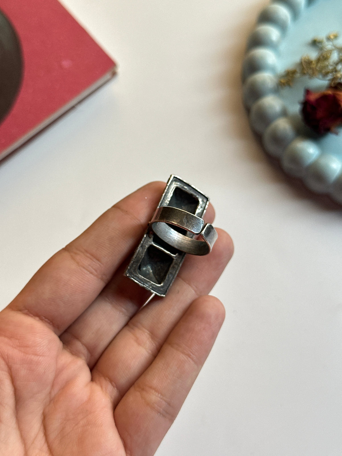 Pyramid Brass Ring